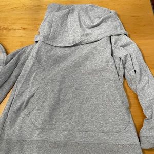 Cowl Neck Grey sweatshirt LL BEAN